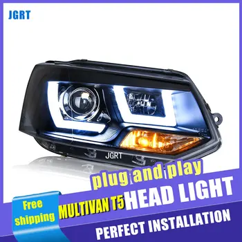 Car Styling For Multivan T5 headlight assembly 2012-2016 For T5 LED head lamp Angel eye led DRL front light h7 with hid kit 2pcs
Car Styling For Multivan T5 headlight assembly 2012-2016 For T5 LED head lamp Angel eye led DRL front light h7 with hid kit 2pcs
