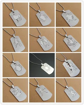 12PCS Stainless Steel Libra Pisces Aries Taurus Gemini Cancer Leo Virgo Detachable All Horoscope Constellations Tag Necklaces
12PCS Stainless Steel Libra Pisces Aries Taurus Gemini Cancer Leo Virgo Detachable All Horoscope Constellations Tag Necklaces
