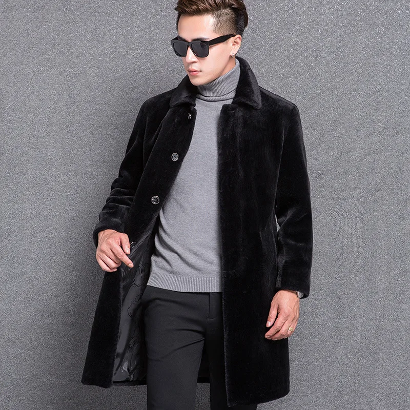 Men Fur Coat Winter Faux Fur Outwear Long Jackets 2019 New Men Casual Punk Parka Jacket Fur turn-down Collar Overcoat HN206
Men Fur Coat Winter Faux Fur Outwear Long Jackets 2019 New Men Casual Punk Parka Jacket Fur turn-down Collar Overcoat HN206
