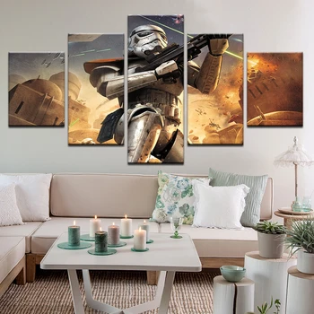 5 Pieces Imperial Stormtrooper Modern Home Wall Decor Canvas Picture Art HD Print Painting On Canvas For Living Room
5 Pieces Imperial Stormtrooper Modern Home Wall Decor Canvas Picture Art HD Print Painting On Canvas For Living Room