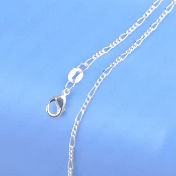 1PC Retail Free Shipping Top Quality 925 Sterling Silver Figaro Necklace Chains With Flexible Lobster Clasps 16"-30"
1PC Retail Free Shipping Top Quality 925 Sterling Silver Figaro Necklace Chains With Flexible Lobster Clasps 16"-30"