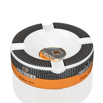 COHIBA Ceramic Cigar Ashtray Home Round Smoking Cigarette Ashtray Hold 4 Cigars Cigar Accessories
COHIBA Ceramic Cigar Ashtray Home Round Smoking Cigarette Ashtray Hold 4 Cigars Cigar Accessories