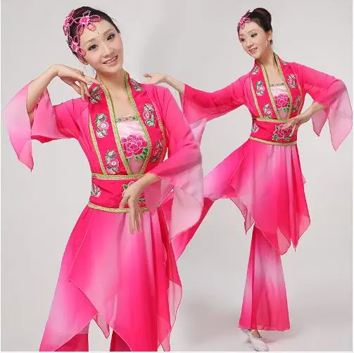 (0148) New Chinese classical dance costumes yangko pink fairy costumes female ink Subtle Poetic hanfu stage performance clothes
(0148) New Chinese classical dance costumes yangko pink fairy costumes female ink Subtle Poetic hanfu stage performance clothes