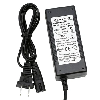 Liitokala 25.2V 2A 6series lithium battery charger 18650 battery charger 25.2V Constant current charger 2A current DC 5.5*2.1MM
Liitokala 25.2V 2A 6series lithium battery charger 18650 battery charger 25.2V Constant current charger 2A current DC 5.5*2.1MM