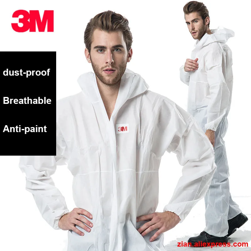 3M 4515 Disposable Protective Coverall Safety Work Wear White Anti chemical liquid splash Liquid for Pesticide spray
3M 4515 Disposable Protective Coverall Safety Work Wear White Anti chemical liquid splash Liquid for Pesticide spray