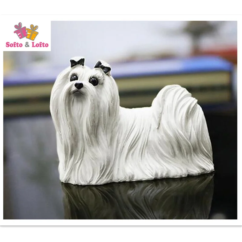 Cute 7cm white Maltese Dog figure artificial Maltes Bichon pet car styling home decoration article Christmas gift collection
Cute 7cm white Maltese Dog figure artificial Maltes Bichon pet car styling home decoration article Christmas gift collection