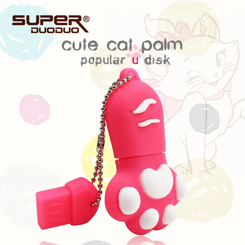 Colorful Cartoon Cat Claw 32gb Usb flash drive 4gb/8gb/16gb usb stick pendrive 64gb pen drive car/gift/disk free shipping
Colorful Cartoon Cat Claw 32gb Usb flash drive 4gb/8gb/16gb usb stick pendrive 64gb pen drive car/gift/disk free shipping