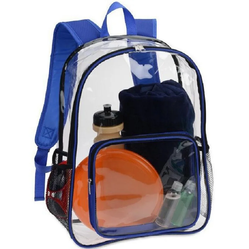 Women Transparent Backpack Teenager Girls Student Travel Bag Satchel PVC School Book Bag Travel Backpack Beach Bags 0.3mm
Women Transparent Backpack Teenager Girls Student Travel Bag Satchel PVC School Book Bag Travel Backpack Beach Bags 0.3mm