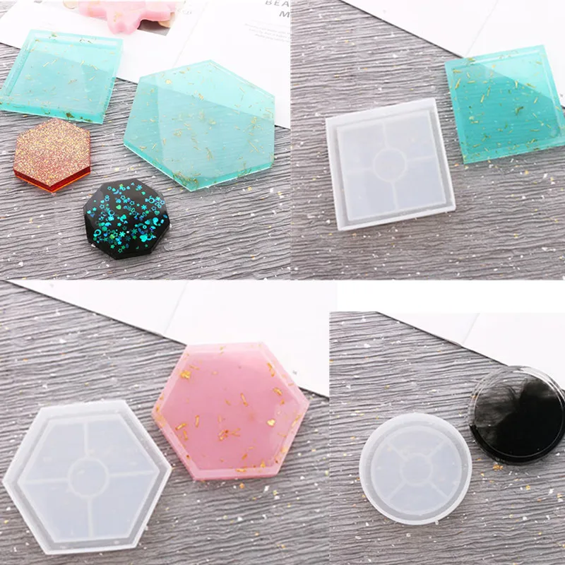 Square Round Epoxy Coaster Mould DIY Epoxy Polygon Coaster Mould Decoration Jewelry Mould
Square Round Epoxy Coaster Mould DIY Epoxy Polygon Coaster Mould Decoration Jewelry Mould