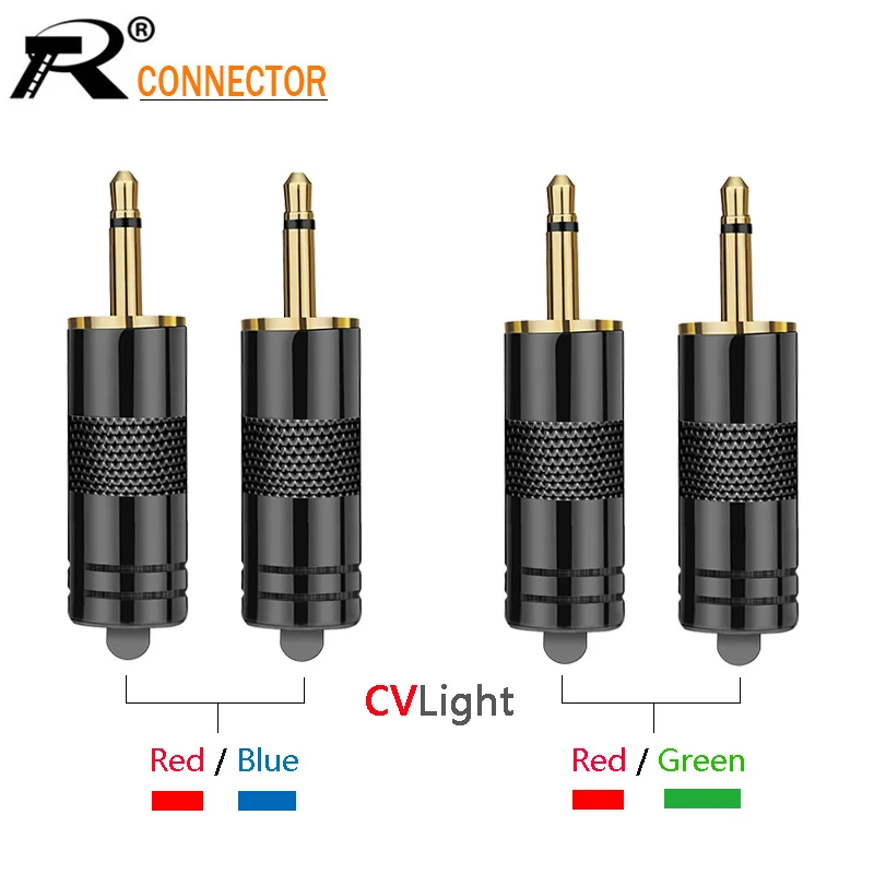 1Pair R Connector Design CVLight Control Voltage Indicator for Euro Rack Modular Synthesis Systems Speaker Voltage Test Plug
1Pair R Connector Design CVLight Control Voltage Indicator for Euro Rack Modular Synthesis Systems Speaker Voltage Test Plug