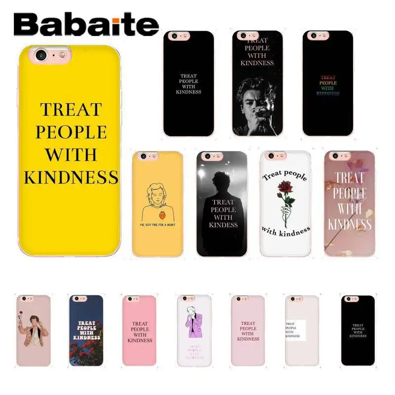 Babaite Harry Styles Treat People With Kindness candy Customer High Phone Case for iPhone 8 7 6 6S 6Plus X XS MAX 5 5S SE XR 10
Babaite Harry Styles Treat People With Kindness candy Customer High Phone Case for iPhone 8 7 6 6S 6Plus X XS MAX 5 5S SE XR 10
