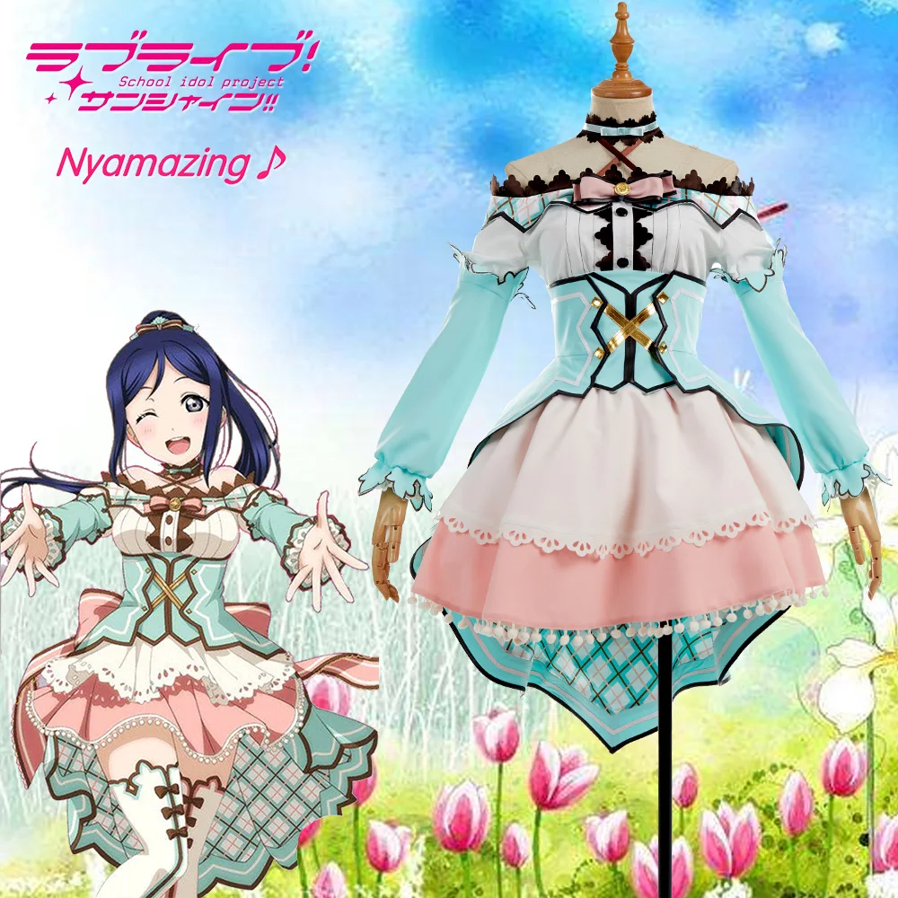 LoveLive!SunShine!!Aqours Matsuura kanan White Valentine's Day Cosplay Costume Custom Woman Dress petticoat Skirt Stockings
LoveLive!SunShine!!Aqours Matsuura kanan White Valentine's Day Cosplay Costume Custom Woman Dress petticoat Skirt Stockings