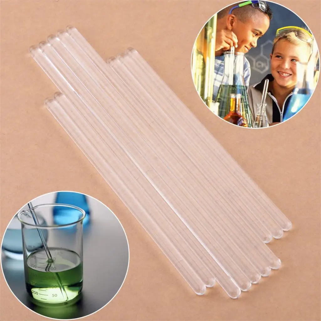 LETAOSK 5Pcs Clear Round Head Borosilicate Glass Stirring Rod for Laboratory Families Schools Factories Drainage Bar Mixer Work
LETAOSK 5Pcs Clear Round Head Borosilicate Glass Stirring Rod for Laboratory Families Schools Factories Drainage Bar Mixer Work
