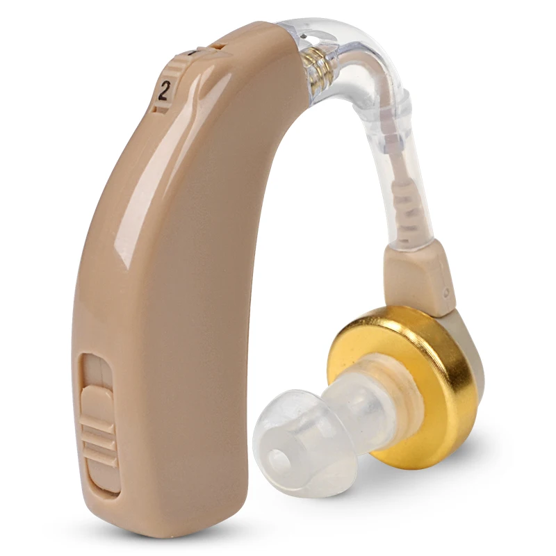 

BTE hearing aid rechargeable sound enhancemenr hearing aids USB charge behind the ear aids for the hearing loss elderly C-108