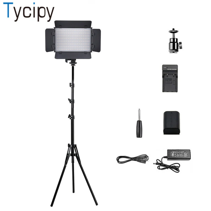 Tycipy PT-15B II Camera LED Panel Photo Lights Dimmable 3200-5600K Shooting Photography Lighting Video Light Kit Studio Lamp
Tycipy PT-15B II Camera LED Panel Photo Lights Dimmable 3200-5600K Shooting Photography Lighting Video Light Kit Studio Lamp