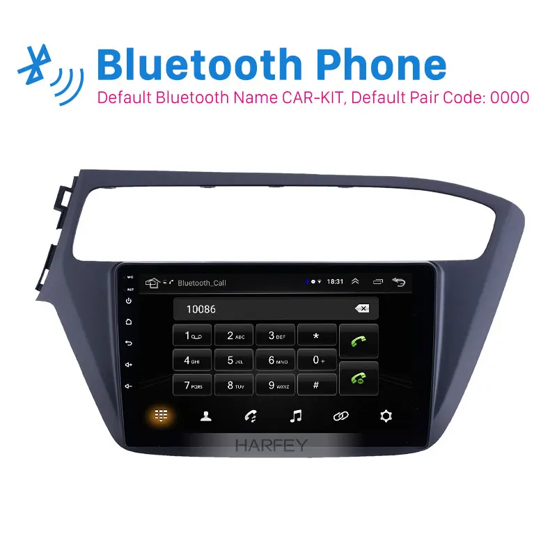 Harfey Car Stereo Navi GPS for Hyundai i20 LHD 2018 2019 Android 8.1 HD 9" Head Unit with AUX WIFI support OBD2 DVR SWC Carplay
Harfey Car Stereo Navi GPS for Hyundai i20 LHD 2018 2019 Android 8.1 HD 9" Head Unit with AUX WIFI support OBD2 DVR SWC Carplay