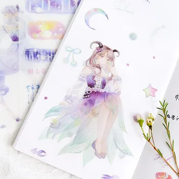 Coloffice 4PCs/Set Stationery Stickers Twelve Constellation Girl Series Hot Stamping Silver Handbook DIY Decorative Stickers
Coloffice 4PCs/Set Stationery Stickers Twelve Constellation Girl Series Hot Stamping Silver Handbook DIY Decorative Stickers