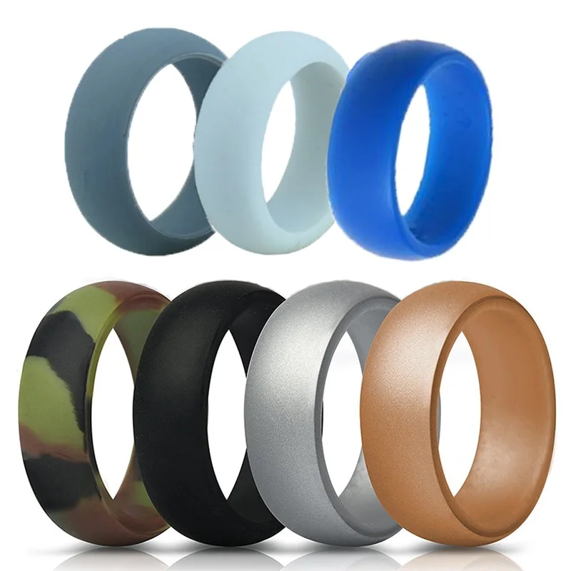 7 Colors/set Silicone Finger Ring Size 7-13 Flexible Rings Engagement Army Band Rubber Wedding
7 Colors/set Silicone Finger Ring Size 7-13 Flexible Rings Engagement Army Band Rubber Wedding