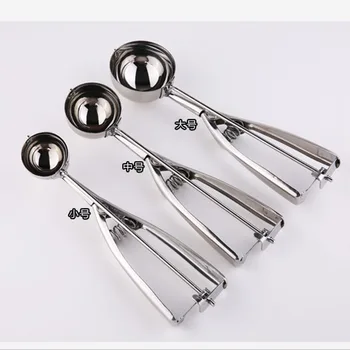 4CM 5CM 6CM Kitchen Ice Cream Mash Potato Scoop Stainless Steel Spoon Spring Handle Kitchen Accessories Wholesale New Arrival
4CM 5CM 6CM Kitchen Ice Cream Mash Potato Scoop Stainless Steel Spoon Spring Handle Kitchen Accessories Wholesale New Arrival