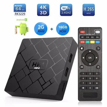 

HK1 MINI Smart TV Box Android 8.1 RK3328 Quad Core Tv Box DDR3 2/16GB 4K HD 100M LAN tv Box VS TX3 X96 Mini Media player