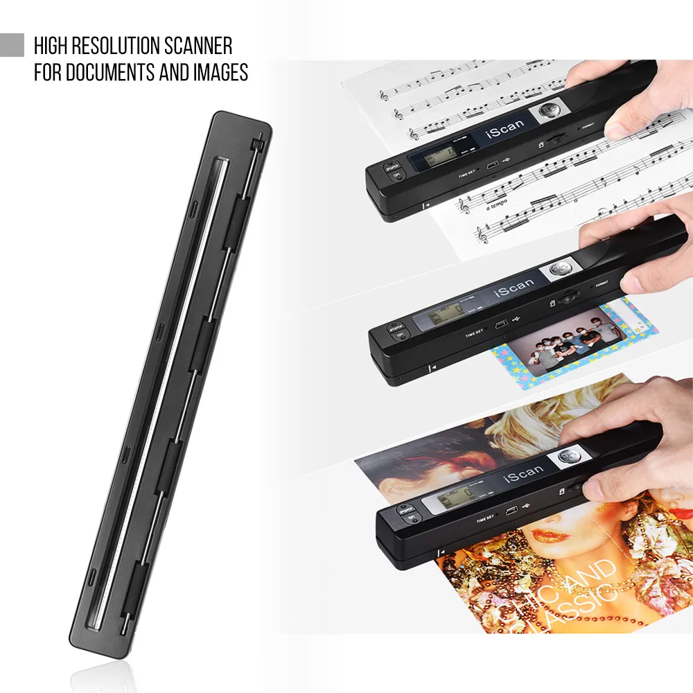 Portable Wireless Document & Images Scanner Book Scanner A4 Size 900DPI JPG/PDF Formate LCD Display for Business Reciepts Books
Portable Wireless Document & Images Scanner Book Scanner A4 Size 900DPI JPG/PDF Formate LCD Display for Business Reciepts Books