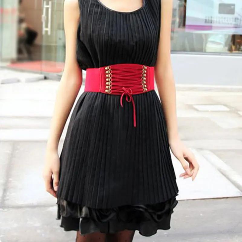 Vintage Wide Belts Women Faux Leather Casual Elastic Waist Adjustable Belts For Dress Fashion Decorate Elegant Wild Belts New
Vintage Wide Belts Women Faux Leather Casual Elastic Waist Adjustable Belts For Dress Fashion Decorate Elegant Wild Belts New