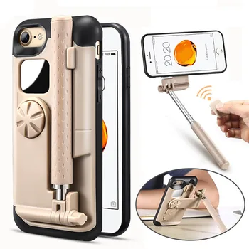 LANCASE Selfie Stick Case For iPhone 6 6S Plus Bluetooth Foldable Stretch Handheld Shutter Case Funda For iPhone 6 Case 6s Cover
LANCASE Selfie Stick Case For iPhone 6 6S Plus Bluetooth Foldable Stretch Handheld Shutter Case Funda For iPhone 6 Case 6s Cover