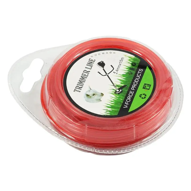 2.4mm Mowing Nylon Rope Line Strimmer Brushcutter Trimmer Long Round Roll Square Grass Trimmer Head Nylon line
2.4mm Mowing Nylon Rope Line Strimmer Brushcutter Trimmer Long Round Roll Square Grass Trimmer Head Nylon line