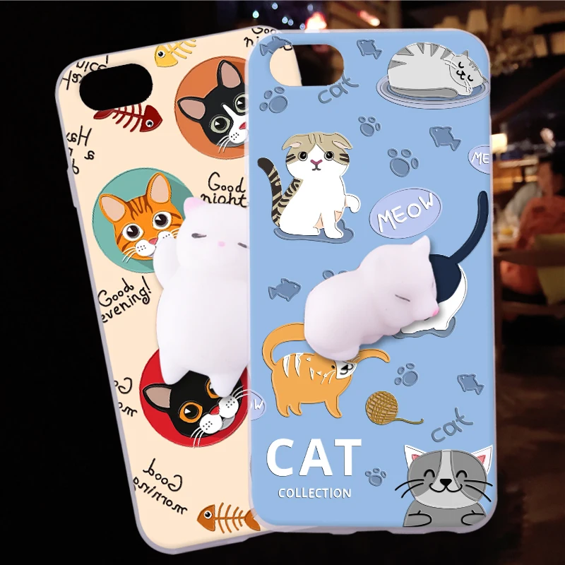 ShuiCaoRen Silicone Case For Apple iPhone 5 5S SE Phone Shell Cute Cat 3D Squishy Sleeping Kitty Coque For iphone 5S
ShuiCaoRen Silicone Case For Apple iPhone 5 5S SE Phone Shell Cute Cat 3D Squishy Sleeping Kitty Coque For iphone 5S