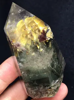 176g NATURAL Phantom 'Green Red Ghost' Lemuria Seed QUARTZ Crystal Point healing crystals
176g NATURAL Phantom 'Green Red Ghost' Lemuria Seed QUARTZ Crystal Point healing crystals