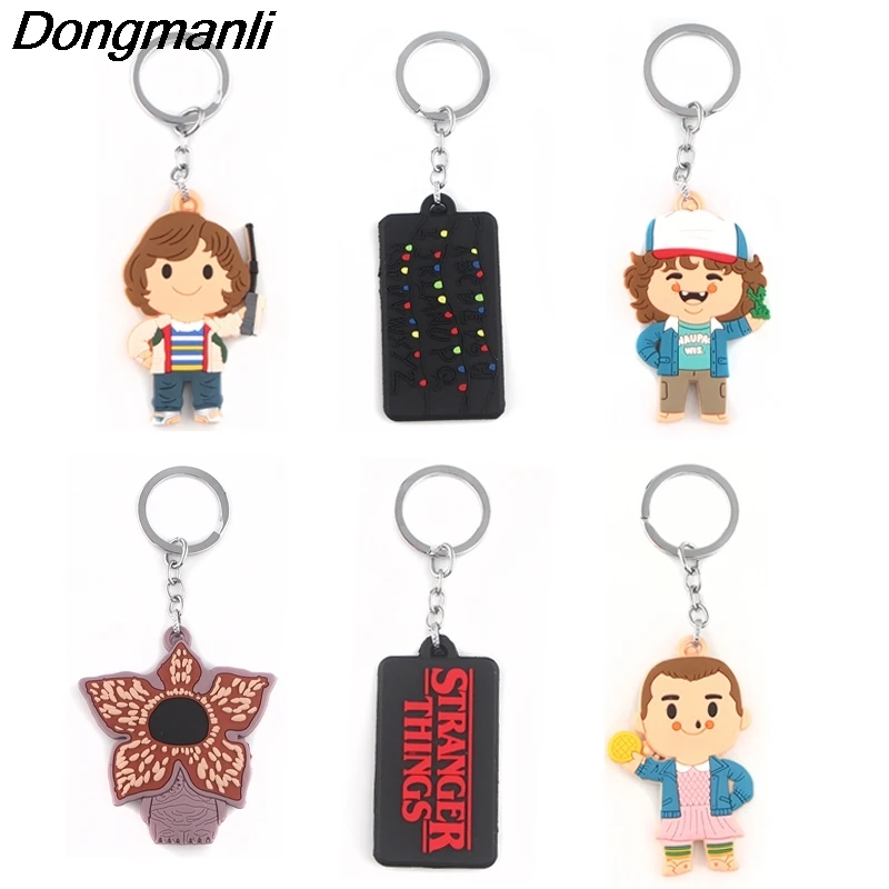 P3919 Wholesale 20pcs/lot Stranger Things TV Silicone double-sided Key Holder Pendant Key Chain Fans Keyring Gifts
P3919 Wholesale 20pcs/lot Stranger Things TV Silicone double-sided Key Holder Pendant Key Chain Fans Keyring Gifts