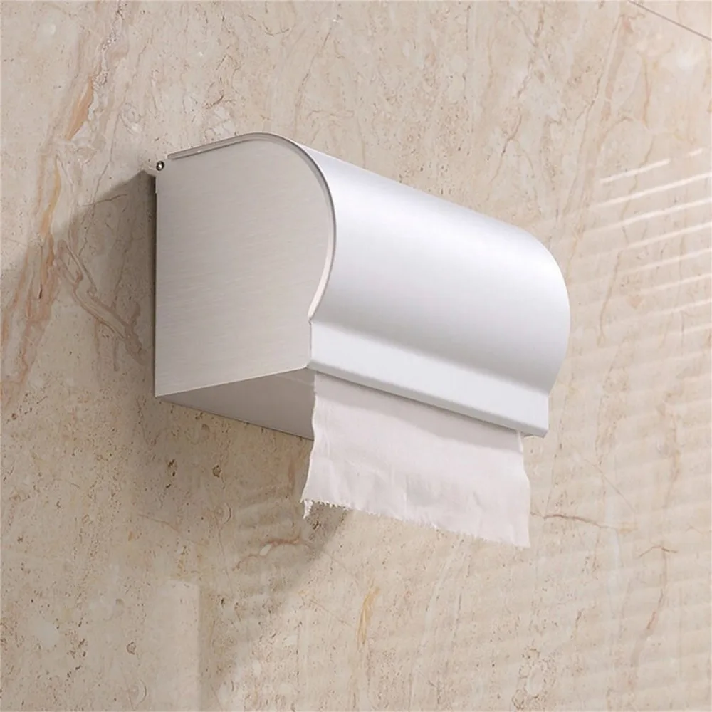 Space Aluminum Toilet Paper Holder Case Bathroom Tissue Boxes Holder Roll Towel Rack Waterproof Dustproof Shlef
Space Aluminum Toilet Paper Holder Case Bathroom Tissue Boxes Holder Roll Towel Rack Waterproof Dustproof Shlef