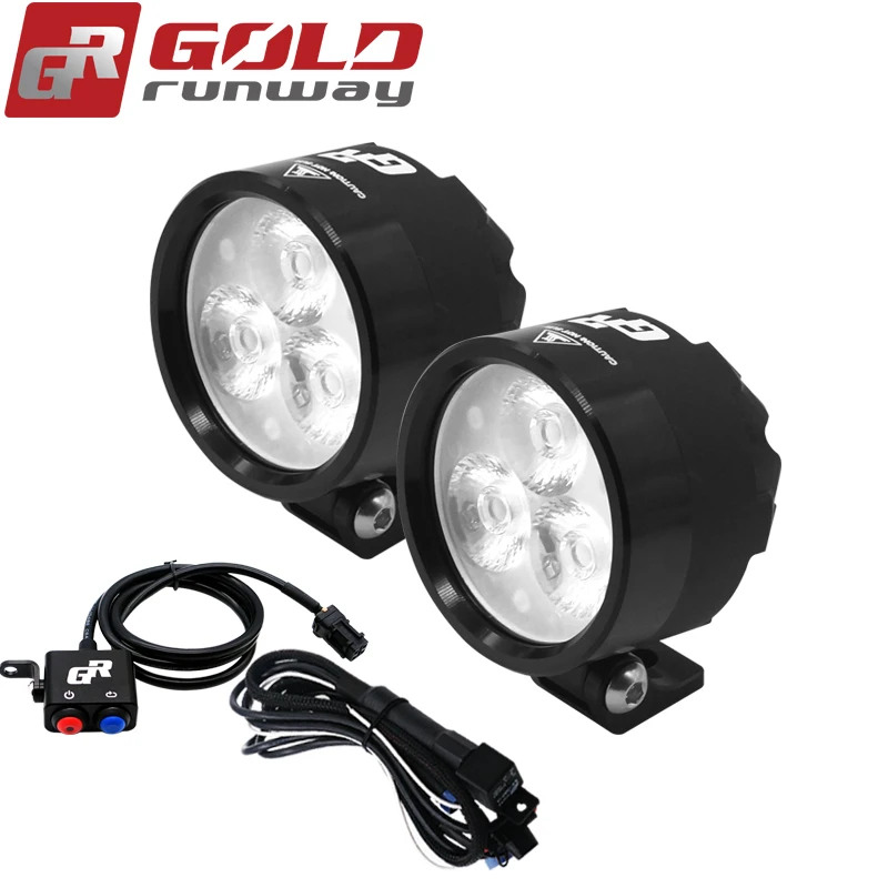 GOLDRUNWAY EXP3 18W 2400lm motorcycle led driving fog lights for R1200GS Adventure
GOLDRUNWAY EXP3 18W 2400lm motorcycle led driving fog lights for R1200GS Adventure