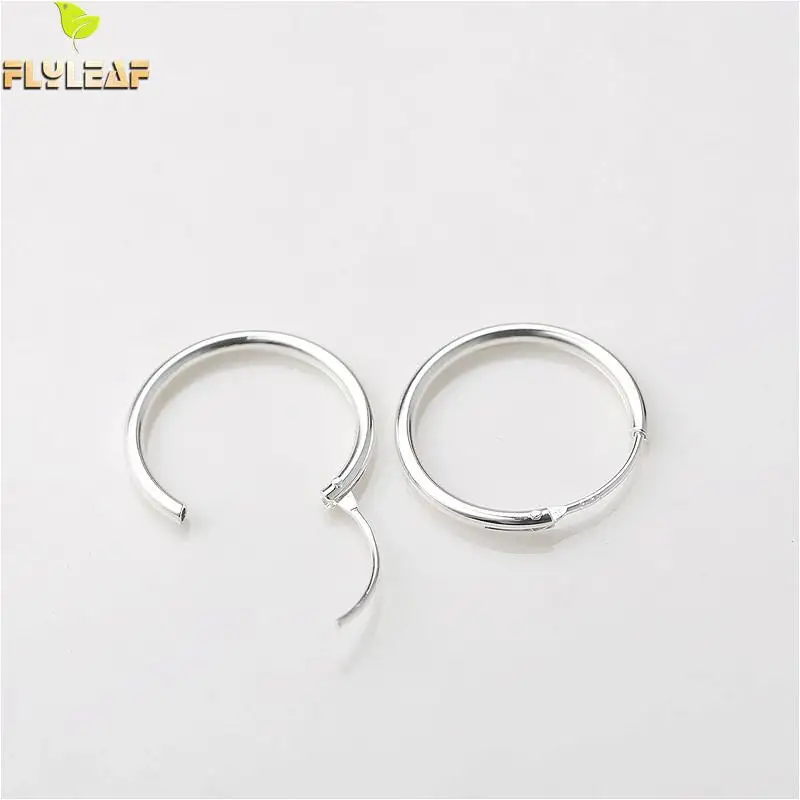 Flyleaf Geometric Circle Simple Hoop Earrings For Women 100% 925 Silver Earings Fashion Jewelry Men Ins Style High Quality
Flyleaf Geometric Circle Simple Hoop Earrings For Women 100% 925 Silver Earings Fashion Jewelry Men Ins Style High Quality