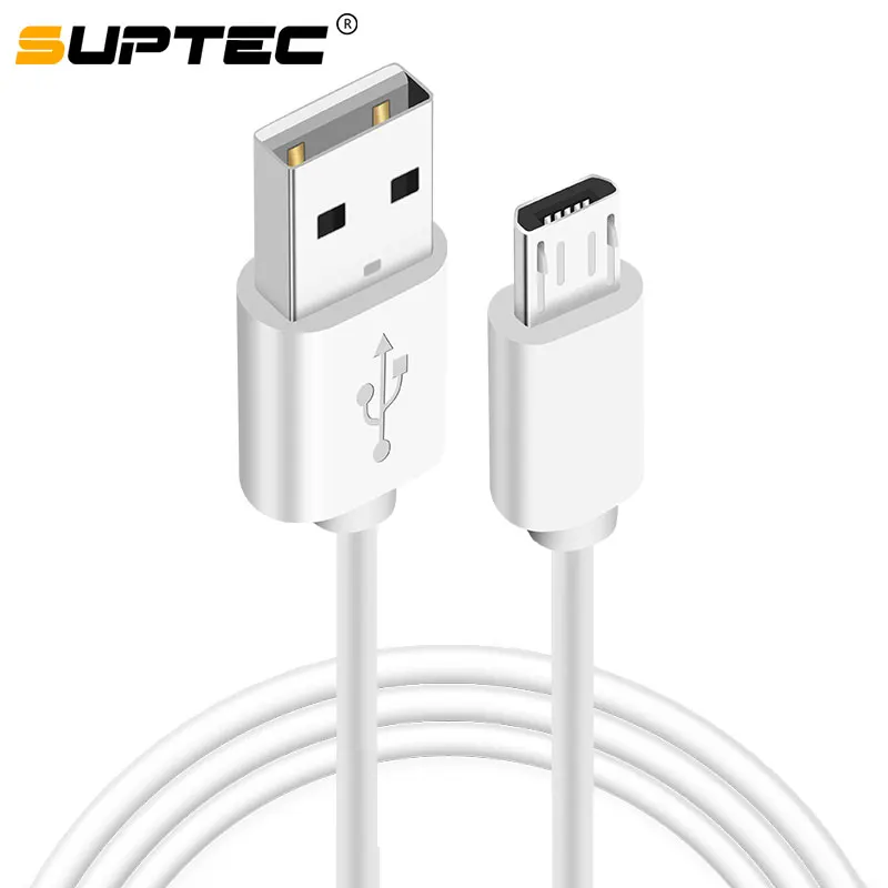 SUPTEC 2M 3M Micro USB Cable 2A Fast Charging Data Charger Cable for Android Samsung S6 S7 Edge Xiaomi Huawei MP3 Microusb Cord
SUPTEC 2M 3M Micro USB Cable 2A Fast Charging Data Charger Cable for Android Samsung S6 S7 Edge Xiaomi Huawei MP3 Microusb Cord