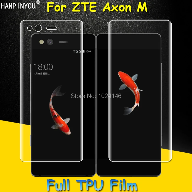 Left / Right Full Coverage Clear Soft TPU Film Screen Protector For ZTE Axon M 5.2", Cover Curved Parts (Not Tempered Glass)
Left / Right Full Coverage Clear Soft TPU Film Screen Protector For ZTE Axon M 5.2", Cover Curved Parts (Not Tempered Glass)