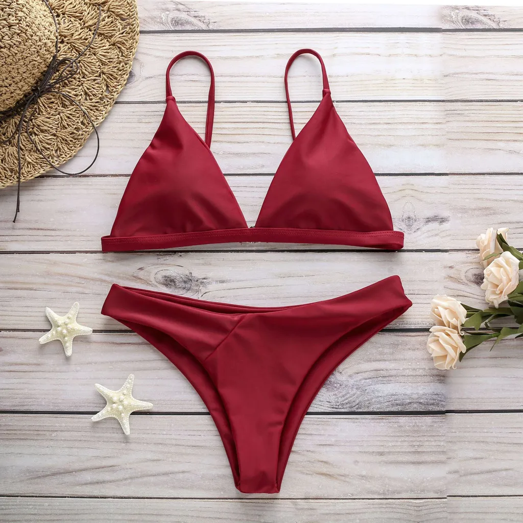 Women Solid bikini set Push-Up Pad White Swimwear Bathing Beachwear Set maillot de bain femme 2019 female swimsuits separate
Women Solid bikini set Push-Up Pad White Swimwear Bathing Beachwear Set maillot de bain femme 2019 female swimsuits separate