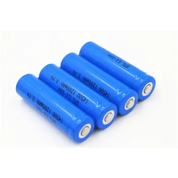 10pcs/Lot 14500 Rechargeable Batteries 3.7V 1200 mAh Universal Blue Lithium Li-ion Battery for Camera Flashlight laser pointer
10pcs/Lot 14500 Rechargeable Batteries 3.7V 1200 mAh Universal Blue Lithium Li-ion Battery for Camera Flashlight laser pointer