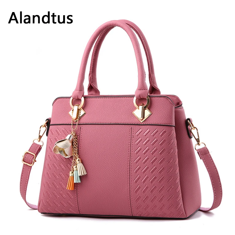 Alandtus Women Handbags High Quality Casual Female PU Leather Shoulder Bag Fashion Messenger Bags Bolsa Feminina Sac A Main 
Alandtus Women Handbags High Quality Casual Female PU Leather Shoulder Bag Fashion Messenger Bags Bolsa Feminina Sac A Main