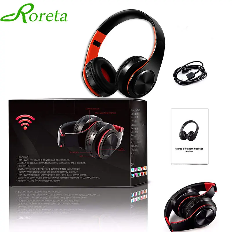 Roreta Bluetooth headphones Foldable Earphone Headset with Microphone Adjustable Wireless Headphone For PC Laptop Tablet Mp3
Roreta Bluetooth headphones Foldable Earphone Headset with Microphone Adjustable Wireless Headphone For PC Laptop Tablet Mp3
