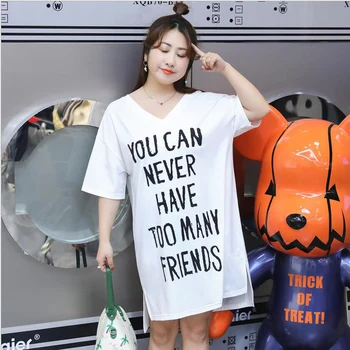 2018 Women Dress Short Sleeve Loose Summer Big Size Casual Dress Halfter Straight Strap Dress Plus Vestidos Stretch Clothes 
2018 Women Dress Short Sleeve Loose Summer Big Size Casual Dress Halfter Straight Strap Dress Plus Vestidos Stretch Clothes