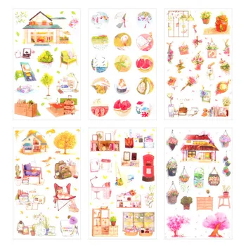 6 Sheets/pack Warm Home DIY Adhesive PVC Stickers Decorative Diary Album Stick Label Paper Decor Stationery Kids Gift
6 Sheets/pack Warm Home DIY Adhesive PVC Stickers Decorative Diary Album Stick Label Paper Decor Stationery Kids Gift