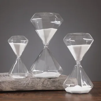 Simple Modern Sand Clock Sandglass Creative Gift Glass Crafts Glass Hourglass 5/15/30 Minutes Round Timing Home Decoration Gifts
Simple Modern Sand Clock Sandglass Creative Gift Glass Crafts Glass Hourglass 5/15/30 Minutes Round Timing Home Decoration Gifts