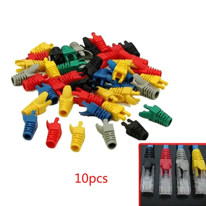 10/50pcs Network RJ45 Cable Ends Plug Connector Cover Boots Cap Cat5 Cat6 Safety RJ45 Connector Jacket Mixed Color Cable Adapter
10/50pcs Network RJ45 Cable Ends Plug Connector Cover Boots Cap Cat5 Cat6 Safety RJ45 Connector Jacket Mixed Color Cable Adapter