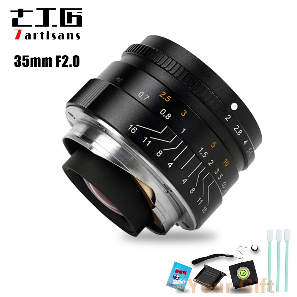 7 artisans 35mm F2 Large Aperture paraxial M-mount Lens for Leica Cameras M-M M240 M3 M5 M6 M7 M8 M9 M9P M10+Free GIFT
7 artisans 35mm F2 Large Aperture paraxial M-mount Lens for Leica Cameras M-M M240 M3 M5 M6 M7 M8 M9 M9P M10+Free GIFT