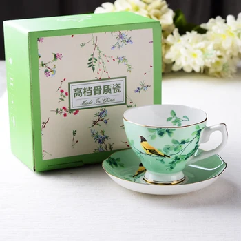 Creative Bone China Flower Tea Cup And Saucer Set Ceramic Coffee Cup Set British Black Tea Cup Chinese Wedding Tea Set
Creative Bone China Flower Tea Cup And Saucer Set Ceramic Coffee Cup Set British Black Tea Cup Chinese Wedding Tea Set