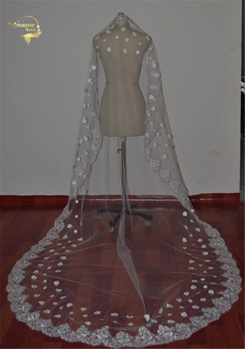 Free Shipping 300cm Long ! New Fashion 2018 Wholesale White Ivory Applique Edge Bridal Veils Wedding Veils ACCESSORIES OV0007
Free Shipping 300cm Long ! New Fashion 2018 Wholesale White Ivory Applique Edge Bridal Veils Wedding Veils ACCESSORIES OV0007