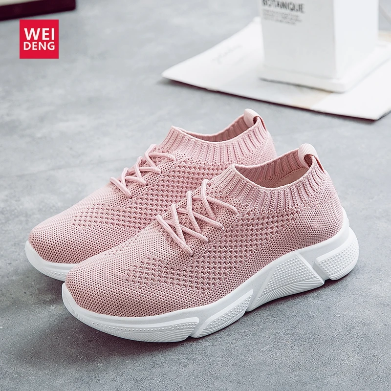 Weideng Women Loafers Casual Socks Shoe Air Mesh Ultra Fashion Soft Flat Fly Prime Knitted Breathable Lace Up Spring Summer
Weideng Women Loafers Casual Socks Shoe Air Mesh Ultra Fashion Soft Flat Fly Prime Knitted Breathable Lace Up Spring Summer