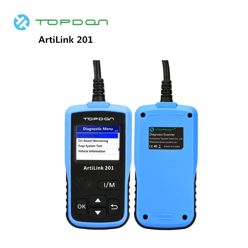 TOPDON AL201 ArtiLink 201 Automotive OBD2 Scanner Fault Code Reader for I/M Readiness Test Turn Off MIL Car Diagnostic tool
TOPDON AL201 ArtiLink 201 Automotive OBD2 Scanner Fault Code Reader for I/M Readiness Test Turn Off MIL Car Diagnostic tool