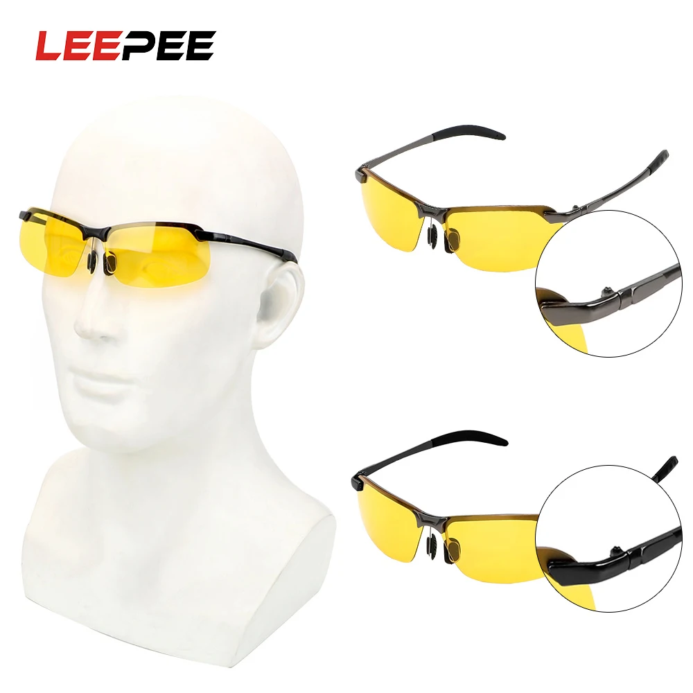 LEEPEE Car Driver Goggles UV400 Driving Glasses UV Protection Eyewear Polarized Sunglasses Night Vision Sun Glasses Car Styling
LEEPEE Car Driver Goggles UV400 Driving Glasses UV Protection Eyewear Polarized Sunglasses Night Vision Sun Glasses Car Styling